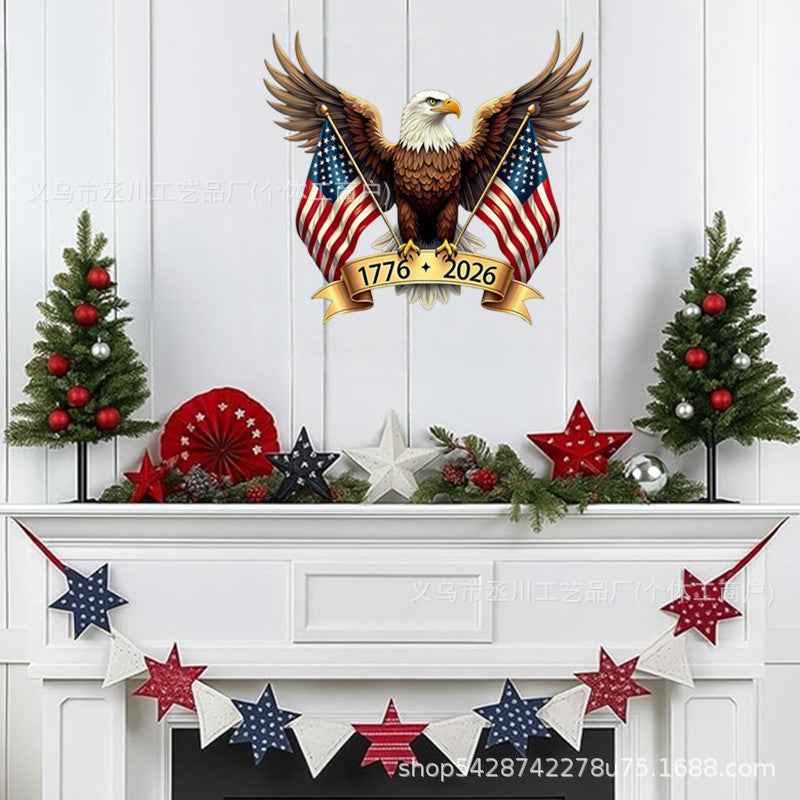🔥49% Off Sale  | 🦅 Patriotic Bald Eagle Yard Sign