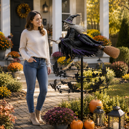 🔥 Limited time 65% OFF – 🧙‍♀️ The Enchanted Witch Garden Wind Spinner
