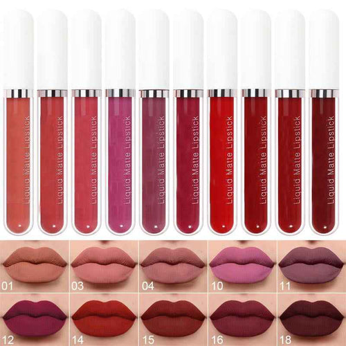 10-Color Matte Lip Set