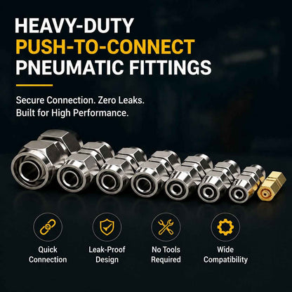 🔩Heavy Duty Push in Pneumatic Connectors🔩