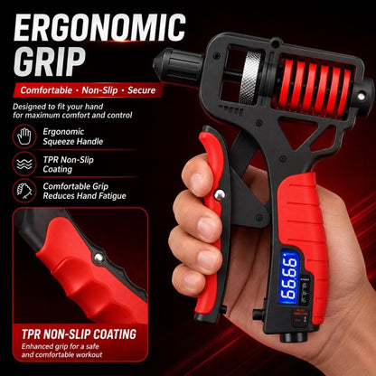 Adjustable Counting Hand Grip Strengthener