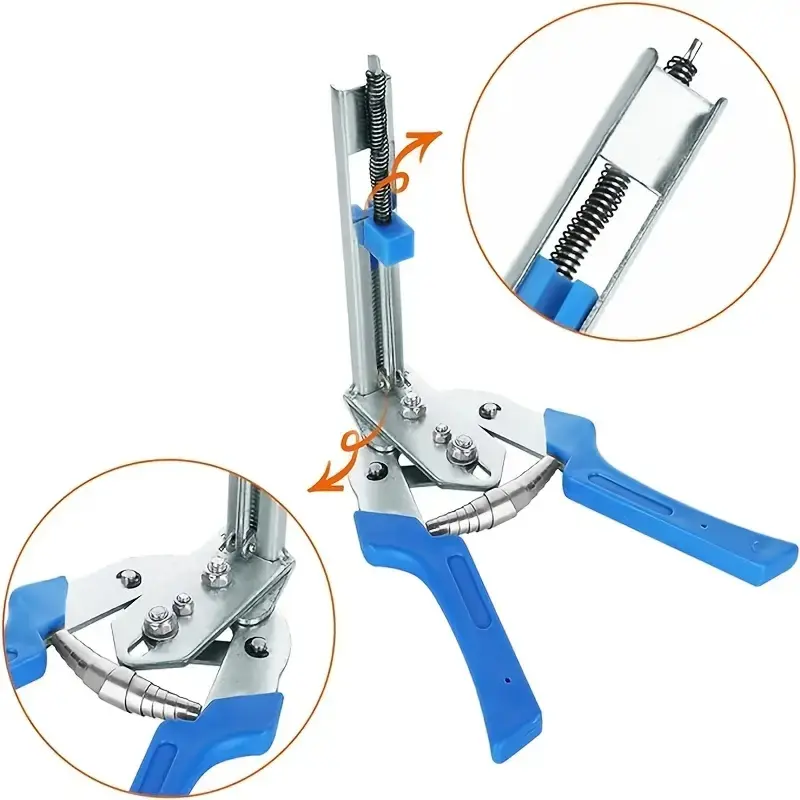 Fasten Upholstery, Wire Mesh & Fencing In Seconds 🔧 Heavy-Duty Hog Ring Pliers Kit