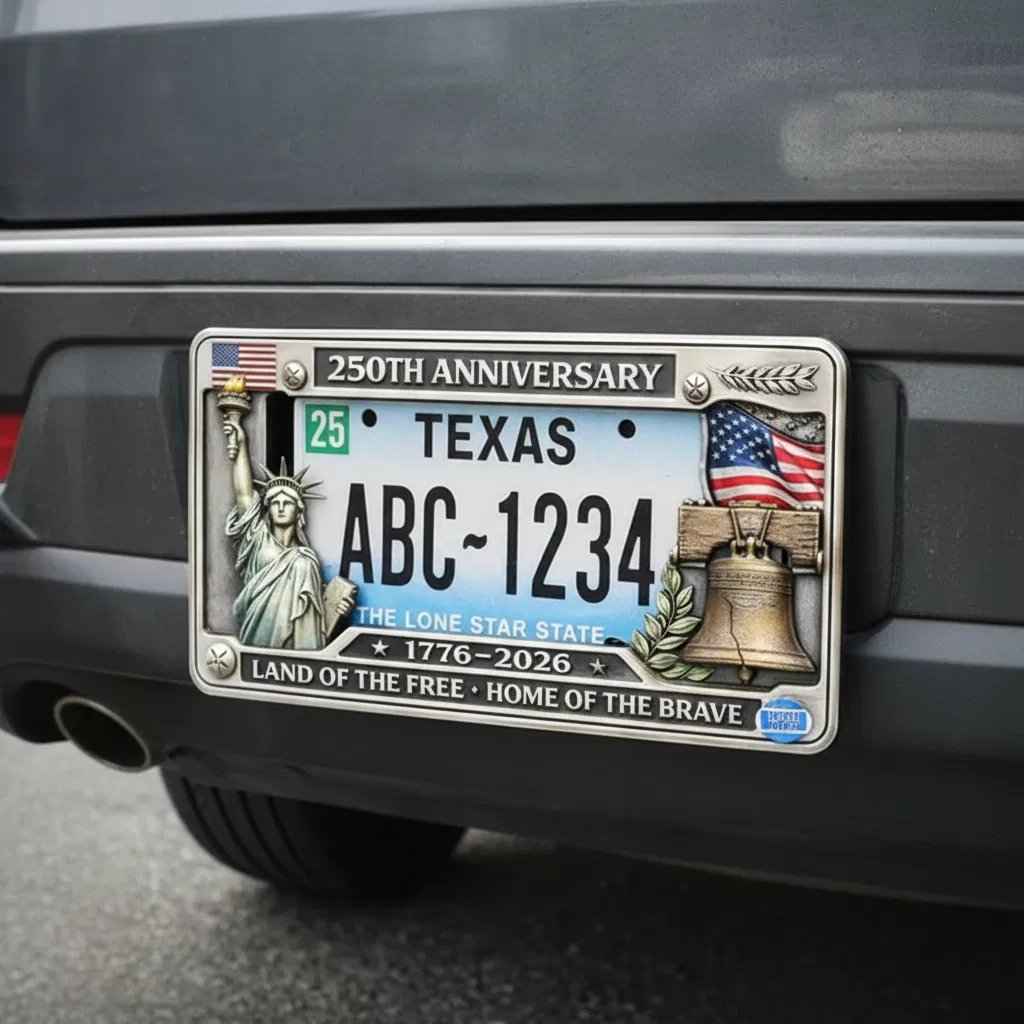 🦅250th Anniversary Commemorative License Plate Frame
