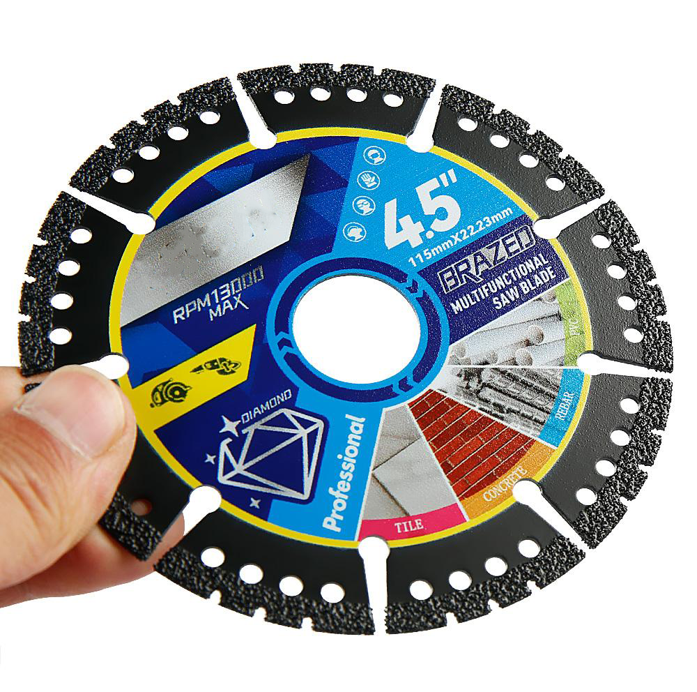 ⚙️ 4.5" Angle Grinder Blade | Dry Cut Multi-Material Tool