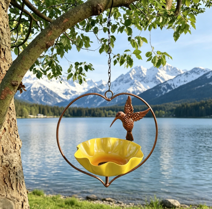 ✨ Hanging Heart Bird Feeder | Stylish Garden & Patio Decor