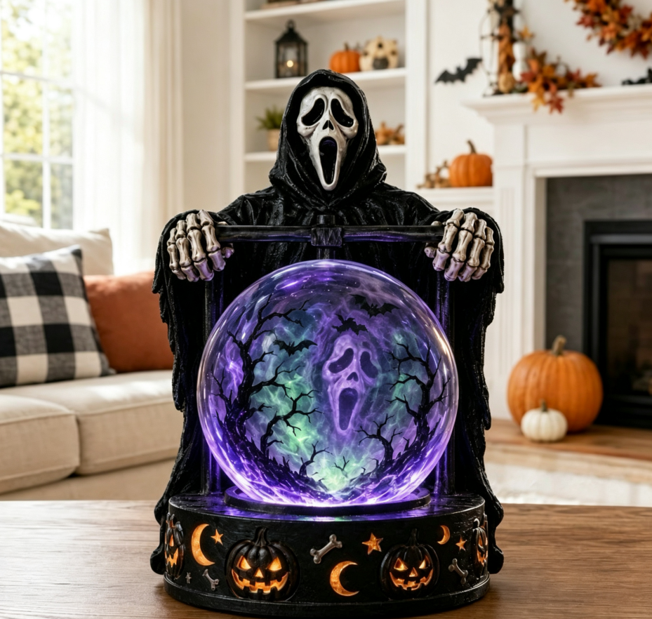 🎃🔥Halloween Sale 50% OFF |  ✨ Halloween Witch Lamp Resin Ornament