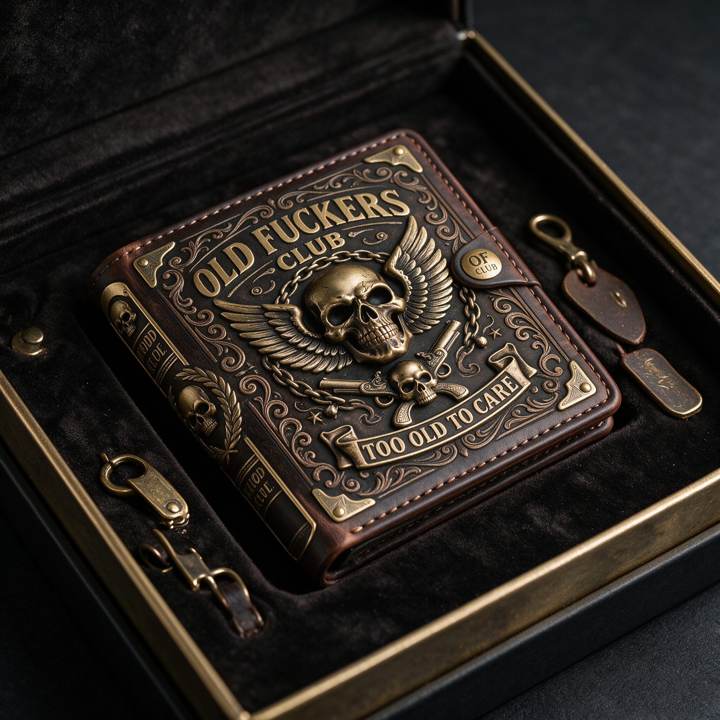 💳🔥 Club Embossed Leather Wallet | Premium Everyday Wallet with Classic Appeal