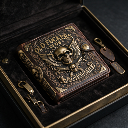💳🔥 Club Embossed Leather Wallet | Premium Everyday Wallet with Classic Appeal
