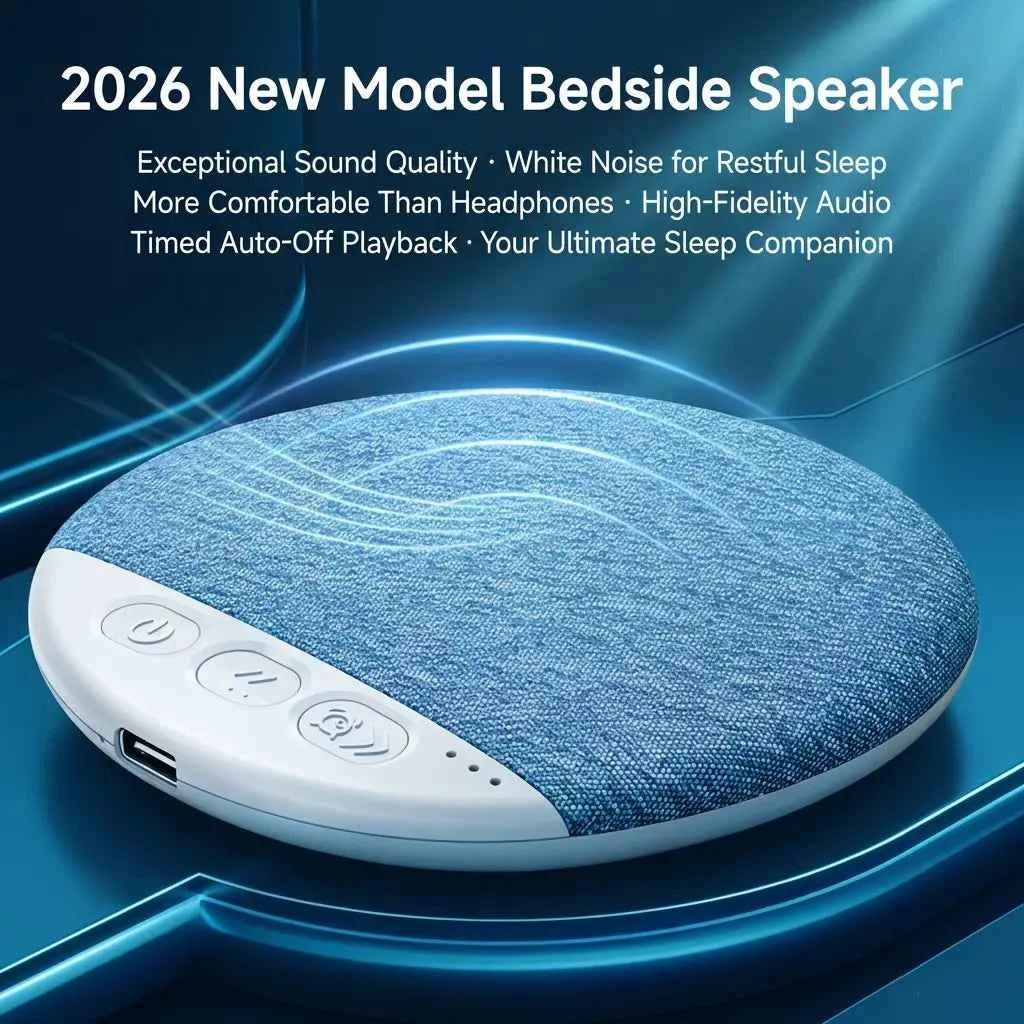 😴 Bluetooth Pillow Speaker | Bone Conduction Sleep Aid Headphones