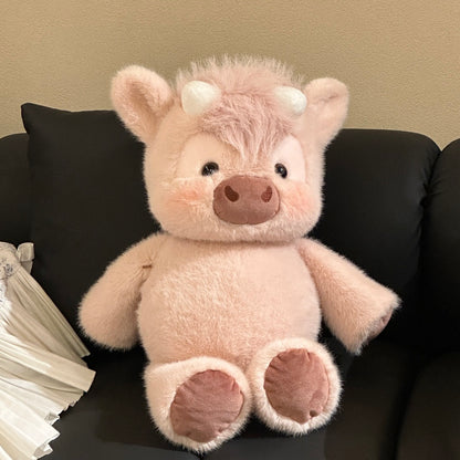 Running Highland Cow Plushie