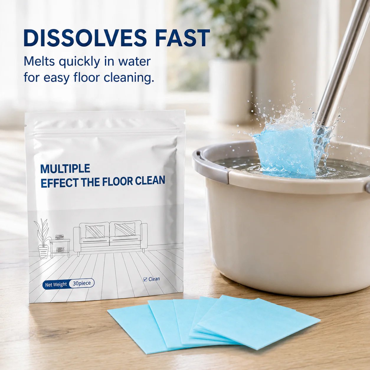 🔥LAST DAY 49% OFF -Floor Cleaning Tablets Multi-Surface Antibacterial Cleaner