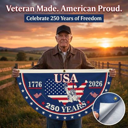 🗽USA 100% Veteran Owned / Handcrafted in USA-250th Anniversary Banners