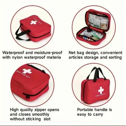 🩹🚨 330-Piece First Aid Kit – Water-Resistant Emergency Medical Bag for Home, Car & Travel | 🔥 50% OFF