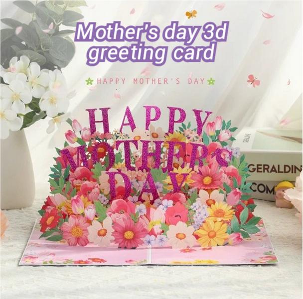 🌺Mother‘s Day - 55% OFF🌼Paper Love Mother's Day Card, 👩Happy Mothers Day Pop Up Card 3D Design🦋