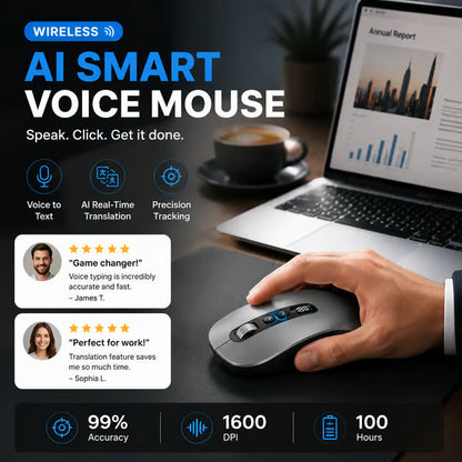🔥Last Day 48% OFF🌟Wireless AI Smart Voice Mouse🖱️