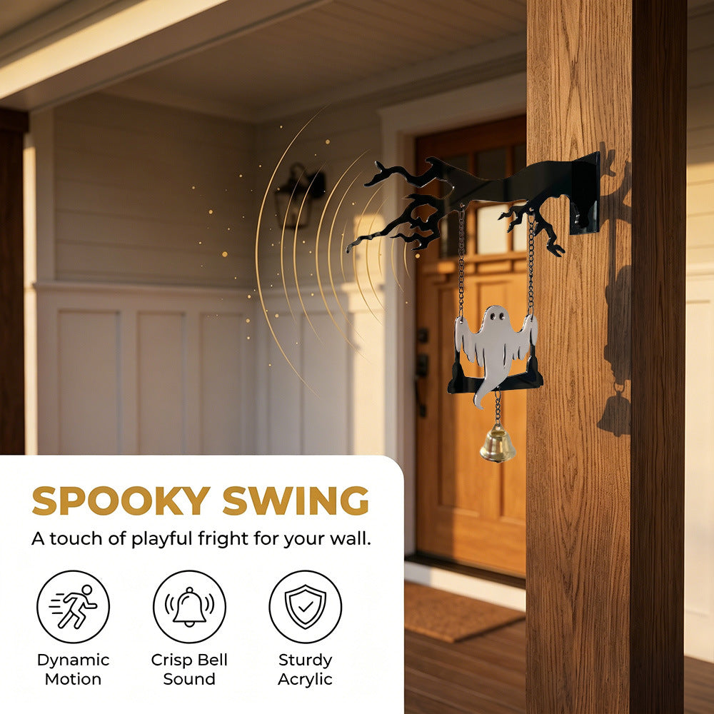 🎃🔥Halloween Sale 50% OFF🔥 Ghost Bat Metal Door Decoration