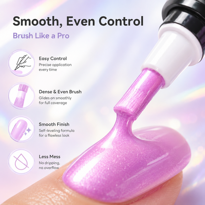 💅 5-in-1 Gel Nail Polish Pen – Flawless Shimmer Nails at Home