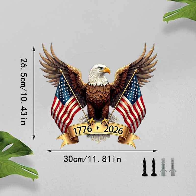 🔥49% Off Sale  | 🦅 Patriotic Bald Eagle Yard Sign