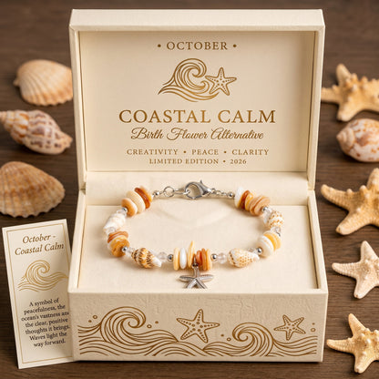 🐚 Blessings from the Deep🌊 Shell, Pearl & Aquamarine Choker | 2026 Limited Handmade Edition – Only 8 Left🔥