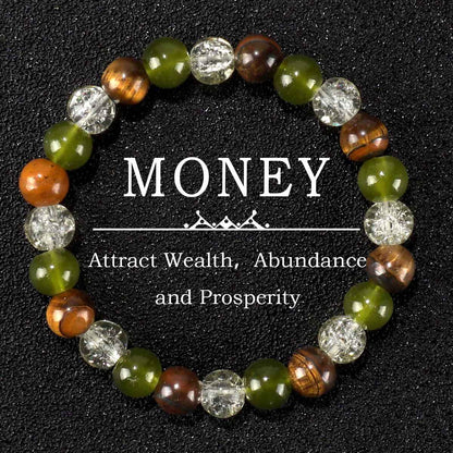 ✨ Blue Friendship Beaded Crystal Bracelet | Aventurine & Tiger Eye Fashion Jewelry