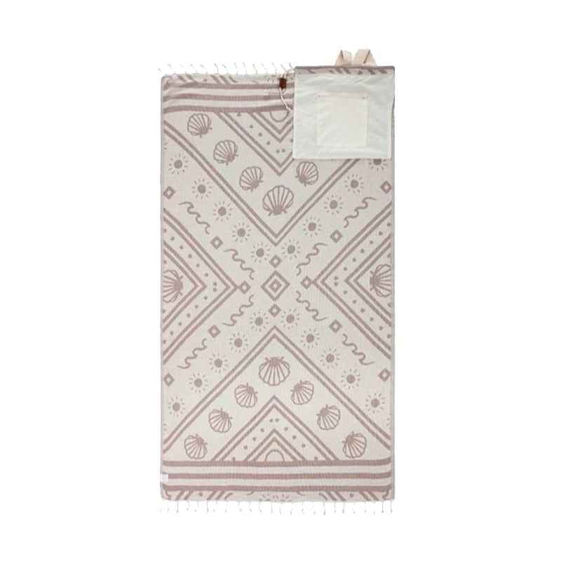 🏖️2-in-1 Convertible Beach Towel Bag