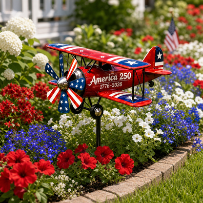 🔥Limited time 49% OFF🔥🇺🇸USA 250 “Liberty Windmill” Patriotic Garden Wind Spinner -✈️ (Free Delivery Fee)