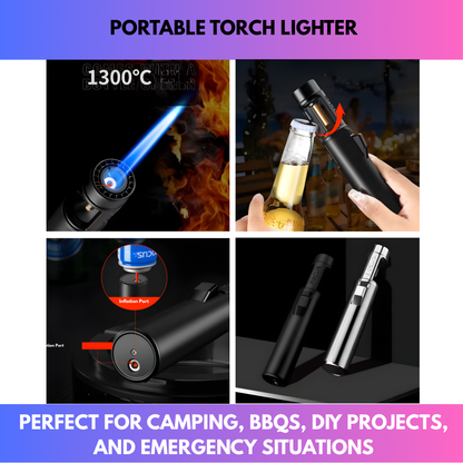 📢Regular price resumes tomorrow - 🔥 Portable Torch Lighter – Compact design, powerful flame