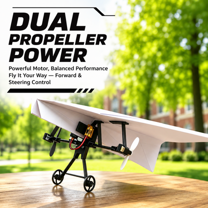 ✈️ Turn Any Paper Airplane Into a Real RC Flyer