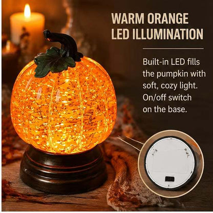 🎃🔥 Today 49% OFF🔥 Glitter Lighted Pumpkin Snow Globe | Add Magical Halloween Charm to Any Space