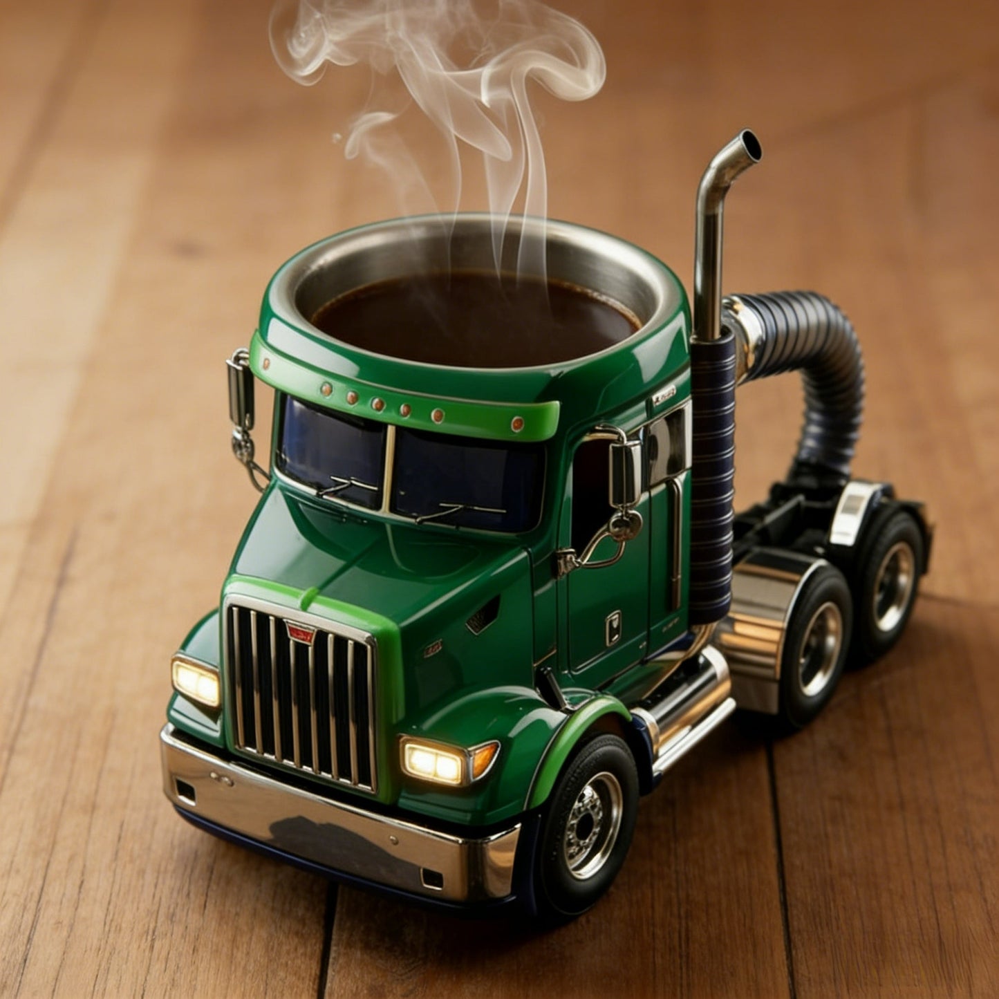 Handcrafted Resin Mug for Family & Friends 🚛☕Durable Semi-Truck Shaped Coffee Mug