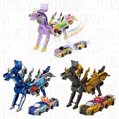 Transforming Winged Pegasus Car Toy