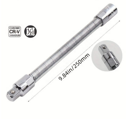 ⚙️ 1/2 Inch Socket Wrench Kit | Flexible Connecting Rod Tools