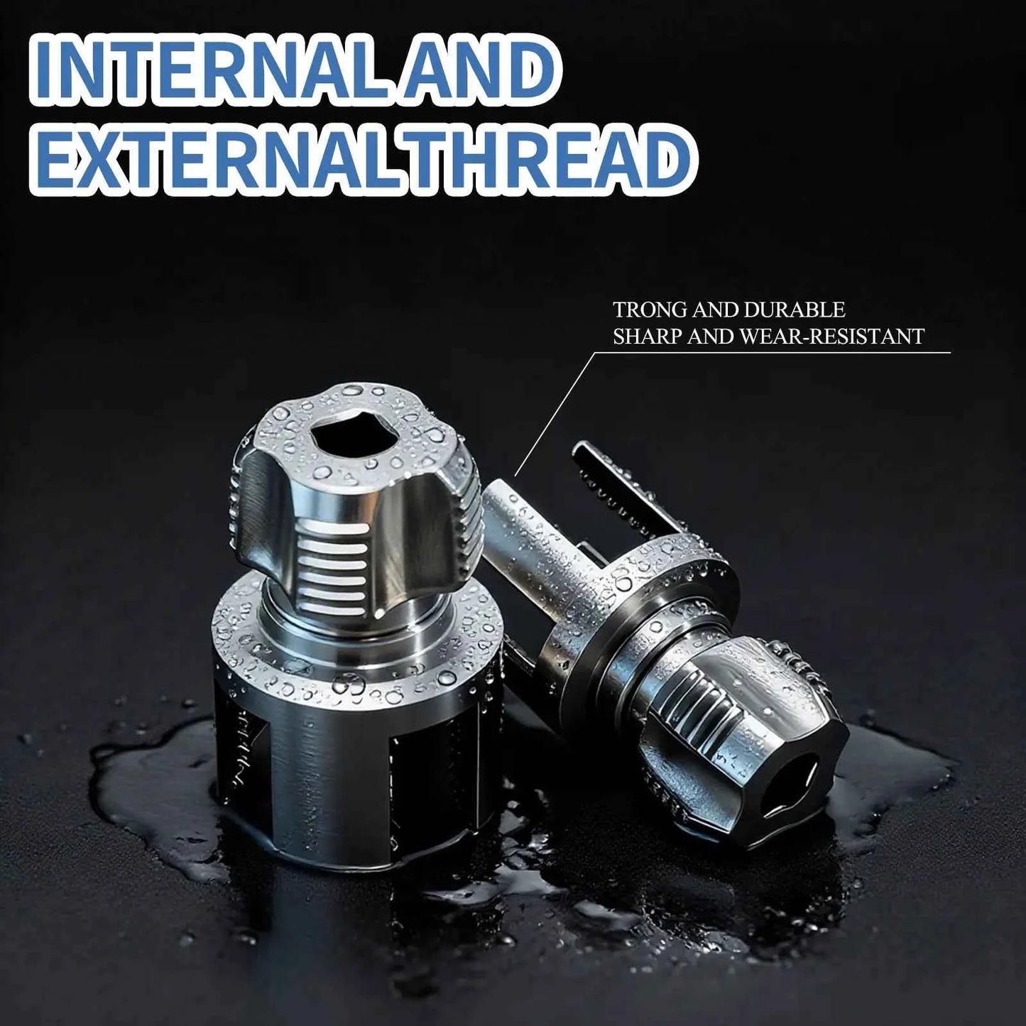 Pipe Tapping and Threading Tool Dual-Specification Compatible