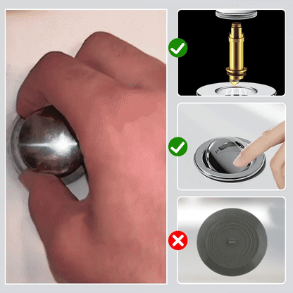 37% OFF End TODAY🔥Pop Up Sink Drain Strainer🚫Clog-Free Drain in Seconds!