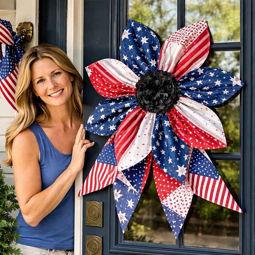 🔥Last Day 45% OFF🔥| 🏵️Upgrade Large Size The Heritage Bloom Wreath & Bow🌸