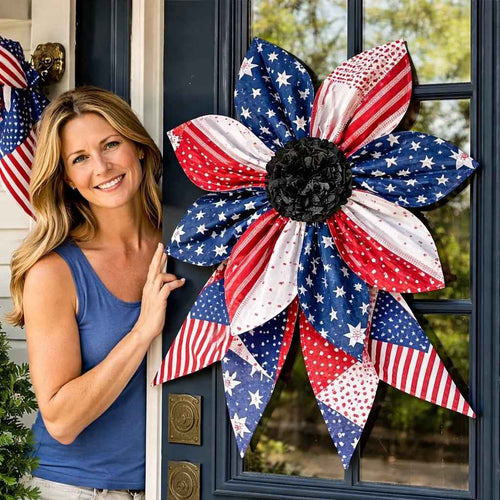 🔥Last Day 45% OFF🔥| 🏵️Upgrade Large Size The Heritage Bloom Wreath & Bow🌸