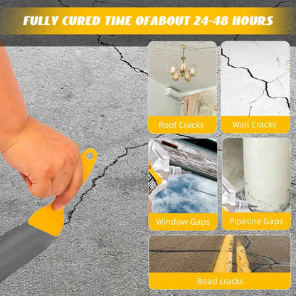 🛠️ Concrete Crack Filler & Sealant | Quick-Dry Waterproof Repair