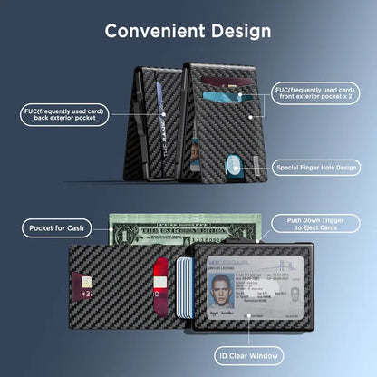 🔥  Blocking Pop-Up Wallet | Lightweight, Secure & Built for Modern Everyday Use