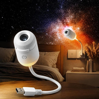 🌌 USB Star Projector Lamp ✨ Magical Galaxy Night Light