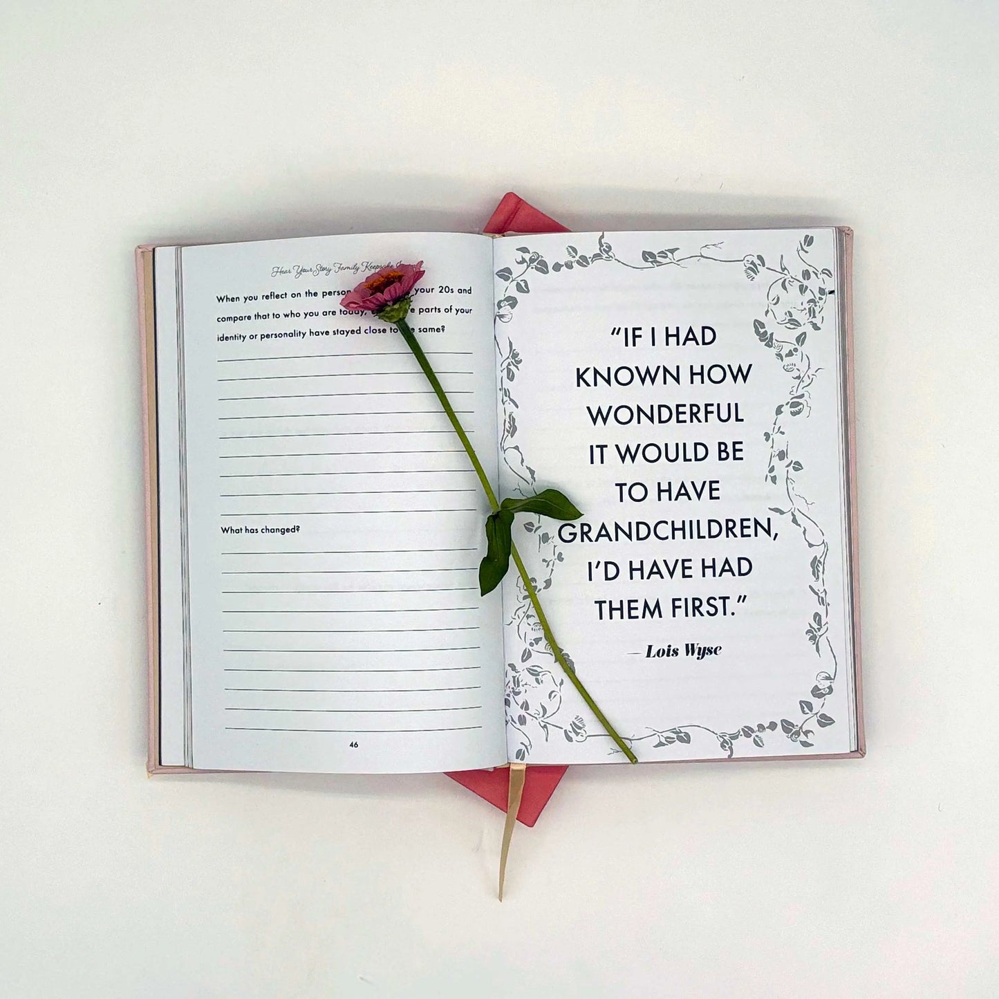 📖 Mother Story Journal | Keepsake Memory Book Gift