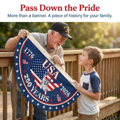 🗽USA 100% Veteran Owned / Handcrafted in USA-250th Anniversary Banners