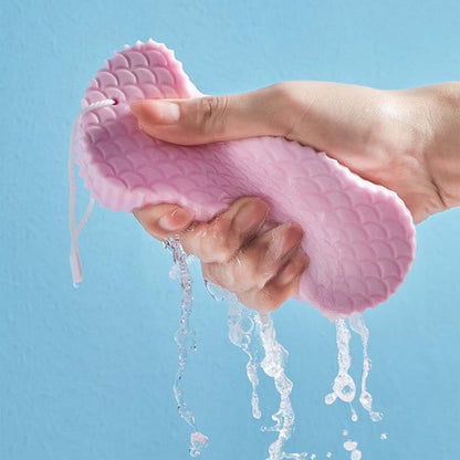 🧽Magic Exfoliating Bath Sponge - Super Soft Exfoliating&Skin Friendly🩵 🧼 Reusable for Adults Children and Pregnant Women