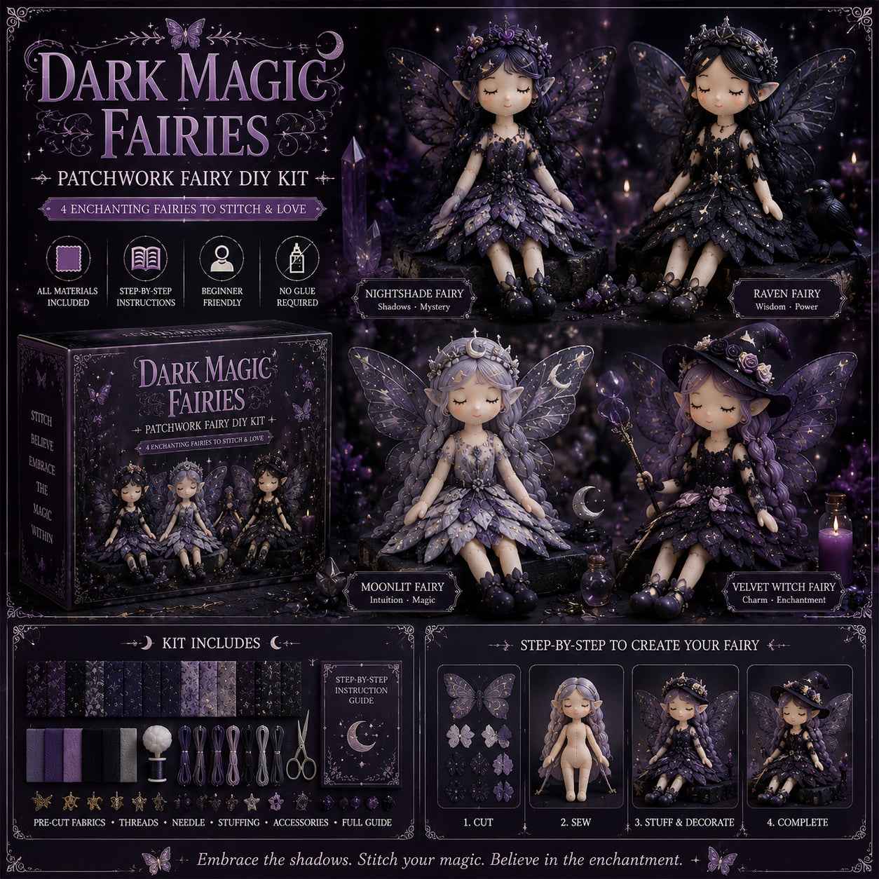 Fairy Patchwork DIY Collection ⚡Buy 3, Get 1 Free