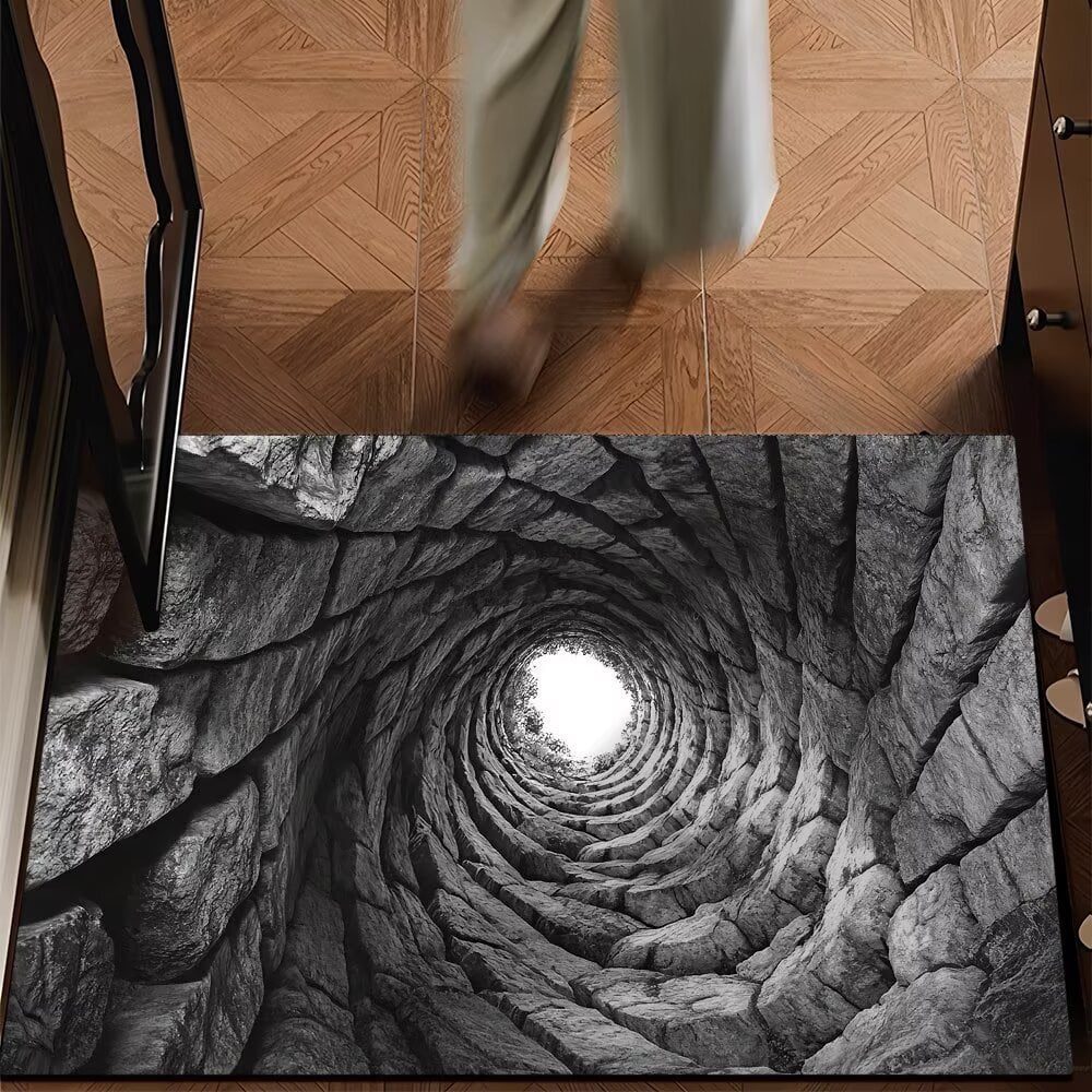 🌀 3D Infinity Illusion Doormat ✨ Turn Every Entrance into a Conversation Starter