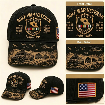 🔥Limited Time 49% OFF🎖️ Gulf War Veteran Memorial Hat