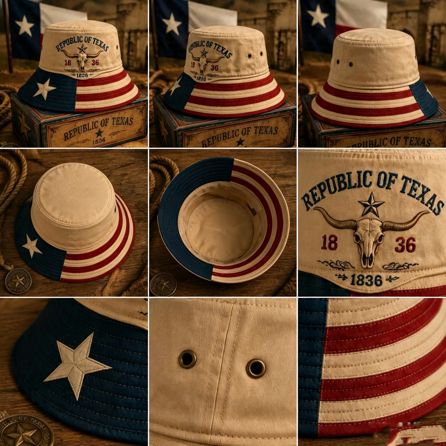 🔥 Today 49% OFF🔥 U.S. 250th Anniversary Casual Bucket Hat | Celebrate America in Classic Patriotic Style