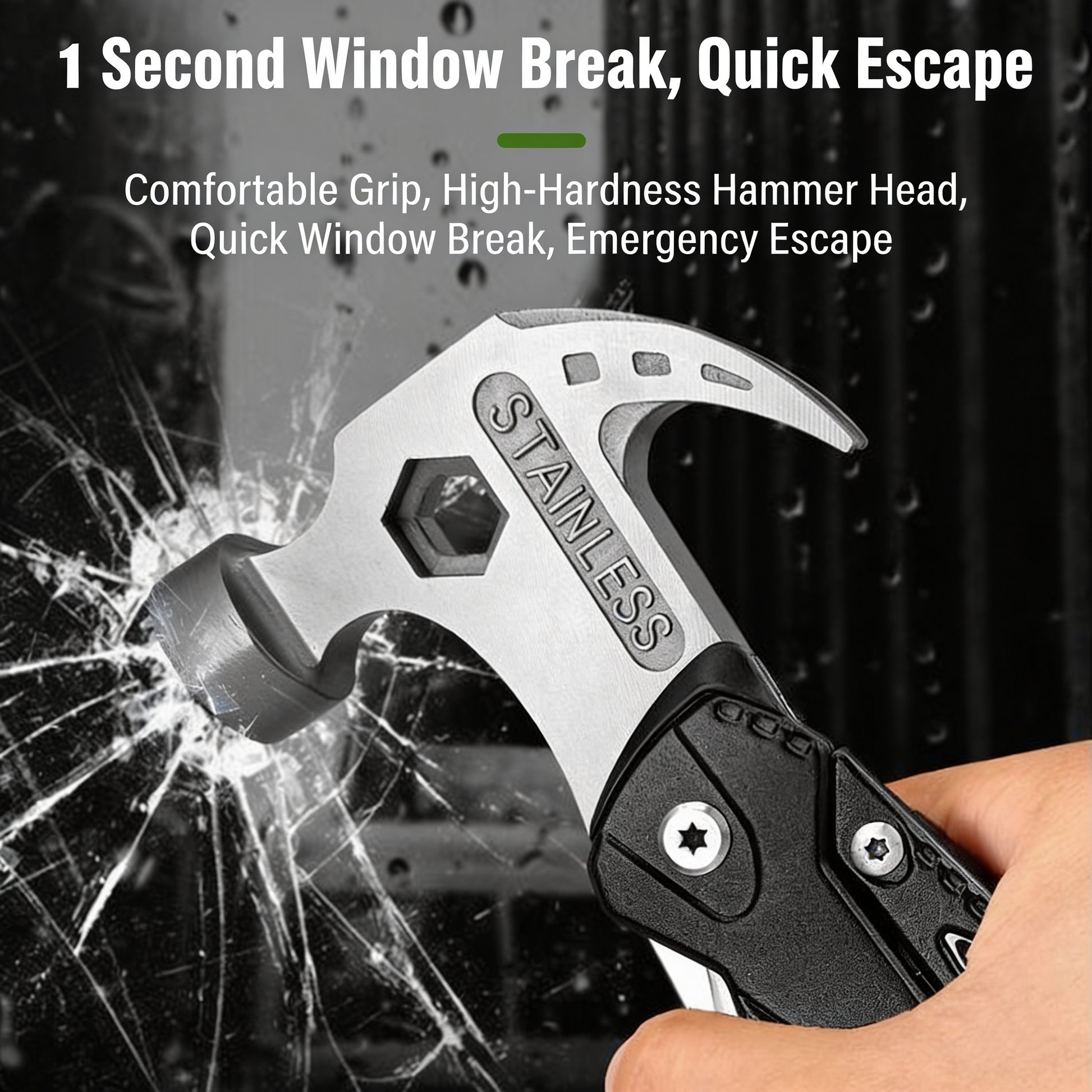 ⚙️ 12-in-1 Hammer Wrench Tool | Portable Repair Companion