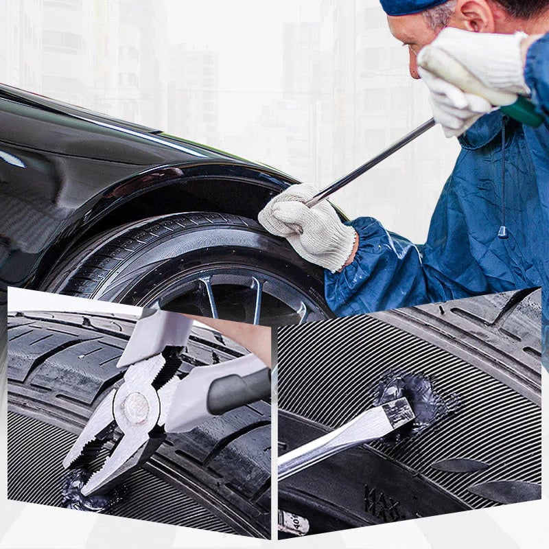 🚗Weather-Resistant💧 Waterproof Flexible Tire Repair Adhesive