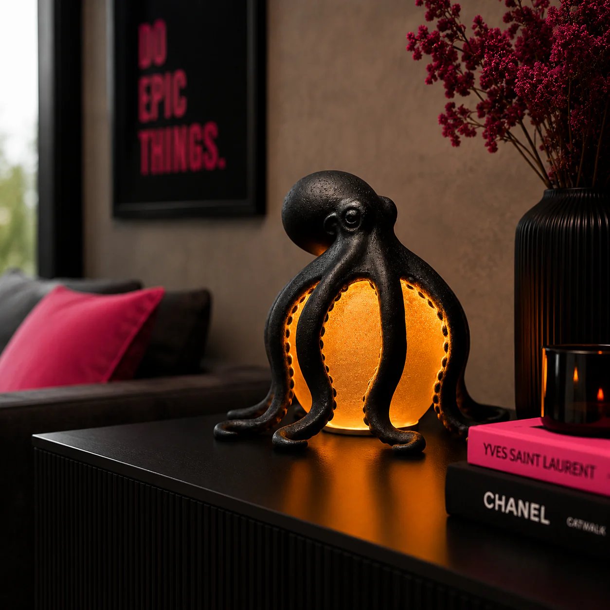 🎁🎉Only $21.99 This Week🌟🐙 Ocean Sculpture Octopus Ambient Table Lamp