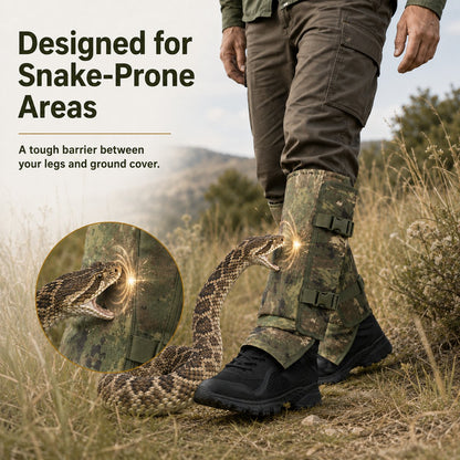 Professional Snake Guard Gaiters – Lightweight Leg Protection for Outdoor Use